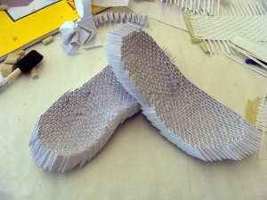 I swear there are over 1,500 triangles used in these soles.